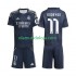 Camisola Real Madrid Rodrygo 11 Criança Equipamento Segundo 2025-2026 Manga Curta